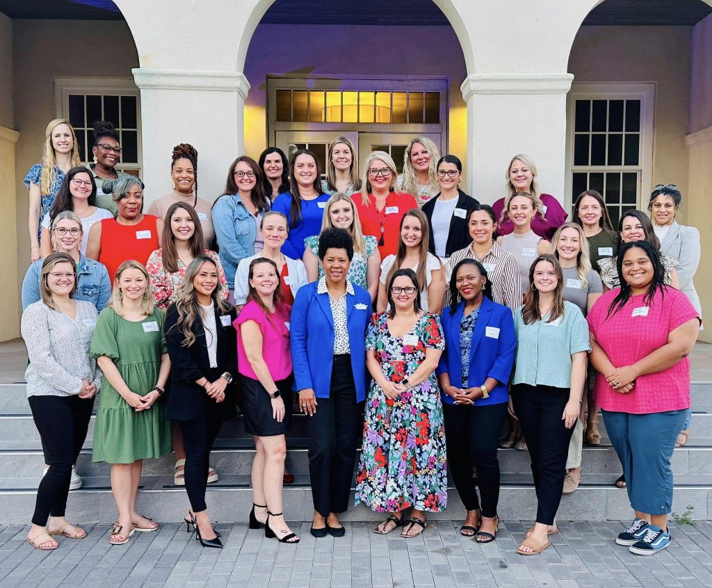 Provisional Class of 2030 group photo of ladies
